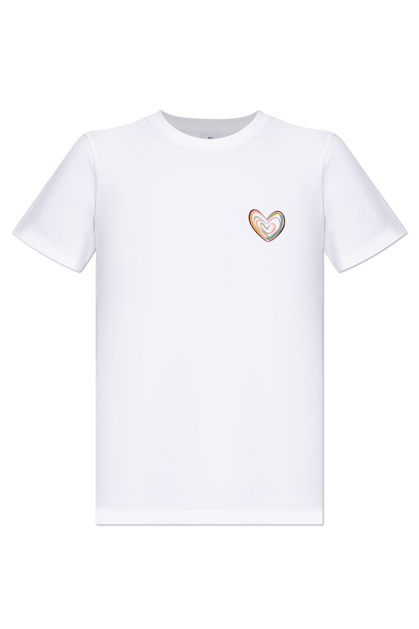 Tシャツ・カットソー PS PAUL SMITH Men T-shirt White M2R204ZPP5078 02 Men's White 'PS Logo' T-Shirt